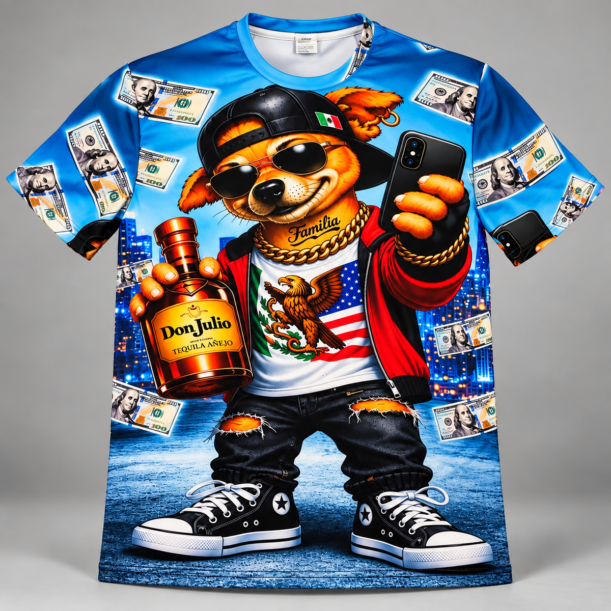 Playera Firulais Fiestero - México y USA
