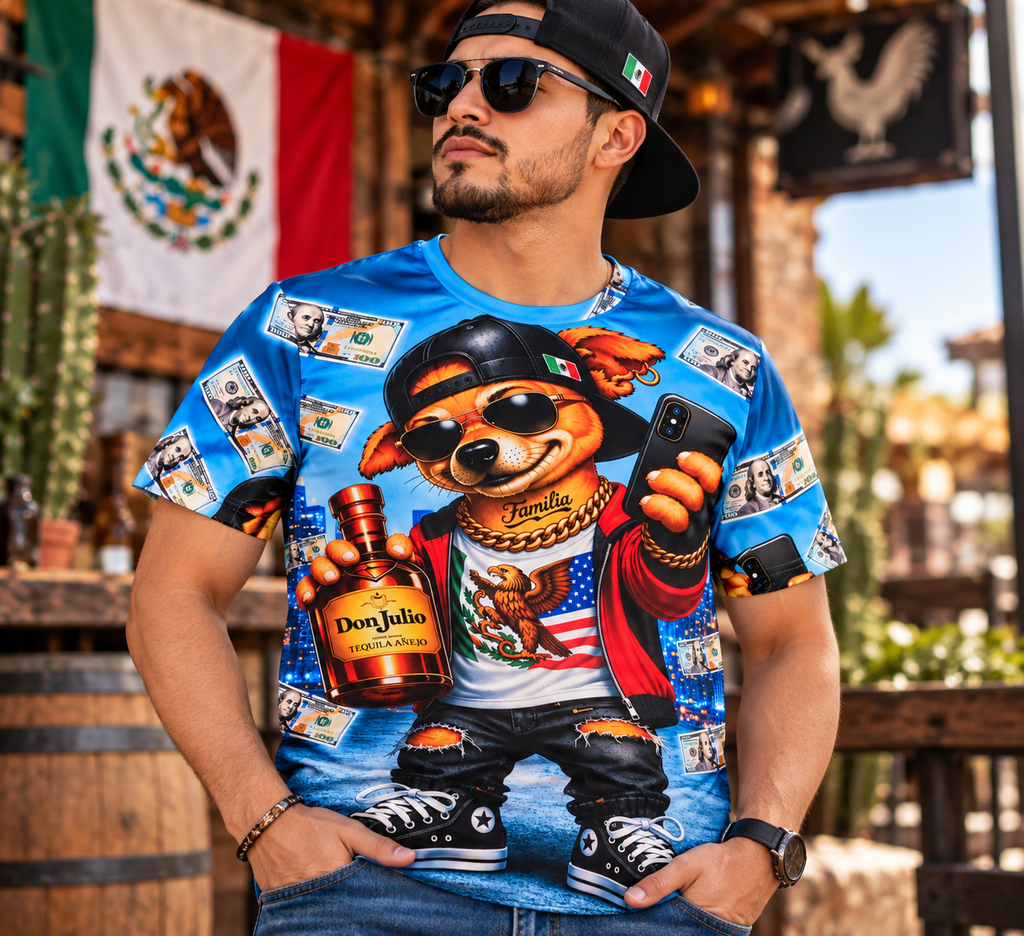 Playera Firulais Fiestero - México y USA
